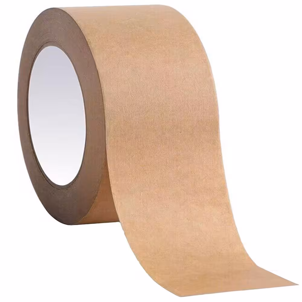 Kraft paper reinforced packing tape, 2.8" wide x 450 feet long - Image 2