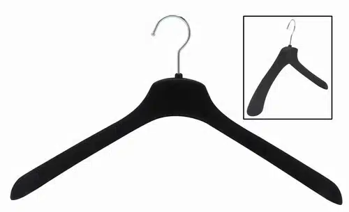 Recycled Black 19" Coat Hanger - Image 2