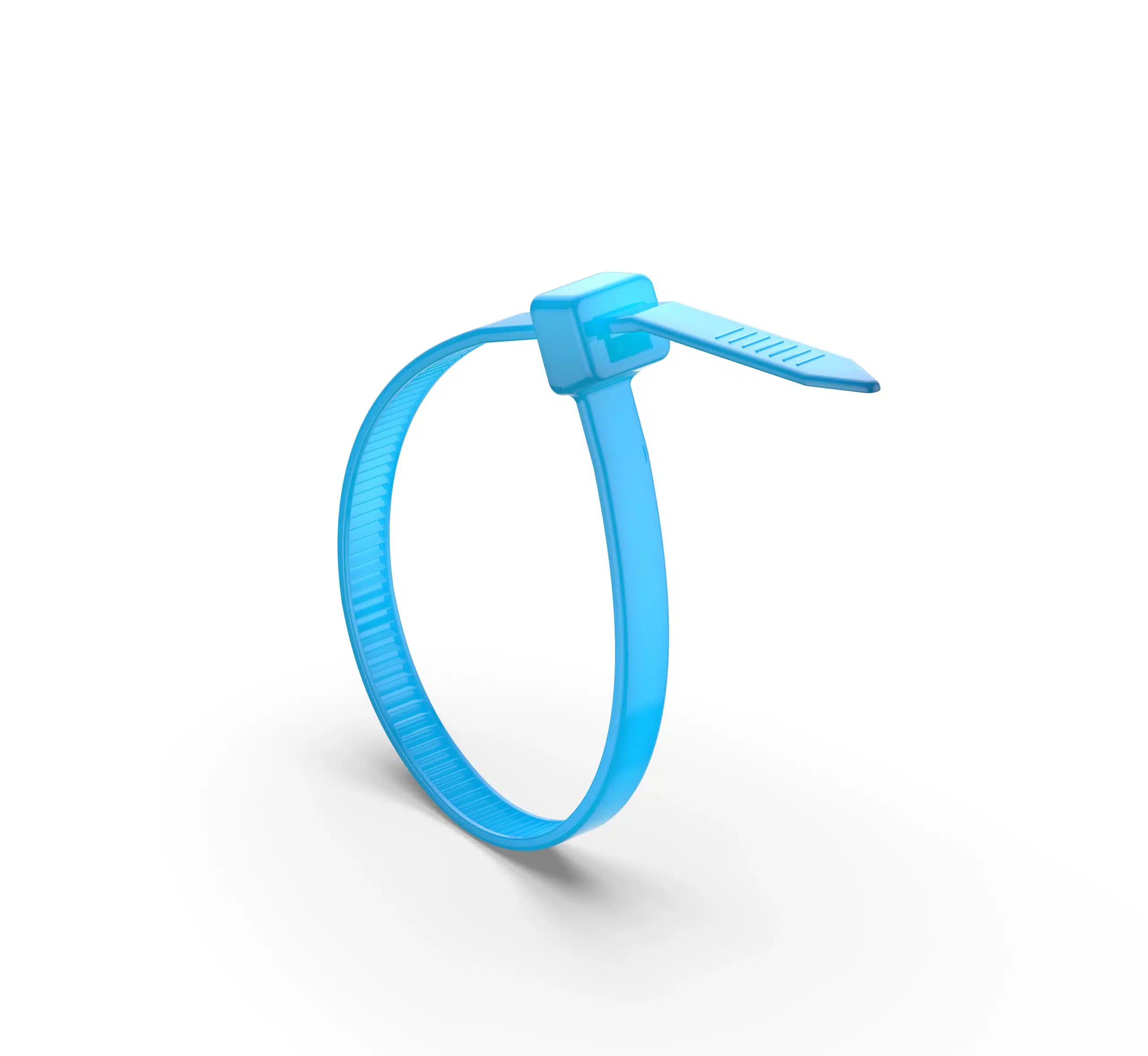 7" Blue Nylon Cable Zip Ties - Image 3