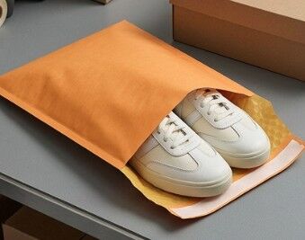 Manila bubble mailer